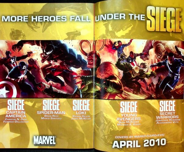Siege Captain America (2010) #1A - Image 3