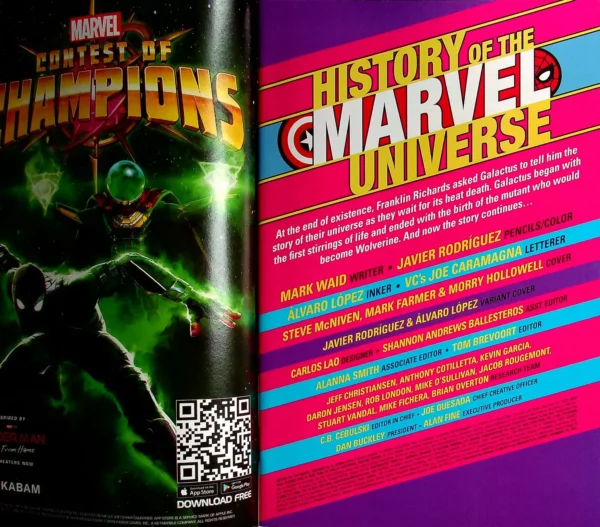 History of the Marvel Universe, Vol. 2 (2019) 2B - Image 2